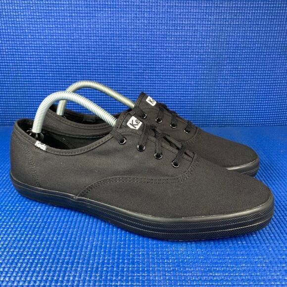 🔴 KEDS CHAMPION ORIGINAL Women`s Size 9.5XW Black Comfort Shoes WF24700 - Picture 3 of 8